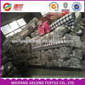 high quality 100% cotton yarn dyed flannel fabric for shirt with ready bulk yarn dyed flannel fabric with construction
